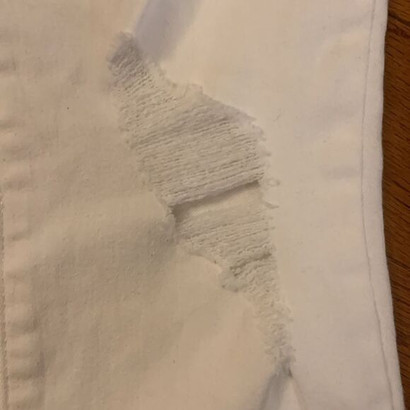 Universal Thread size 0/25R high-rise skinny white distressed jeans NWT - Picture 4 of 8